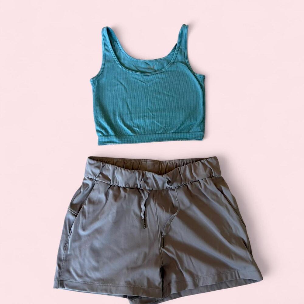 Womens workout set grey
